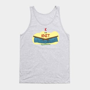 K is for KNIT Tank Top